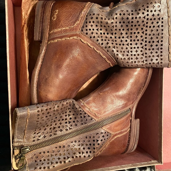 Bed Stu Cheshire Boots - Tan Rustic Taupe Rustic Mason BFS - Picture 8 of 8